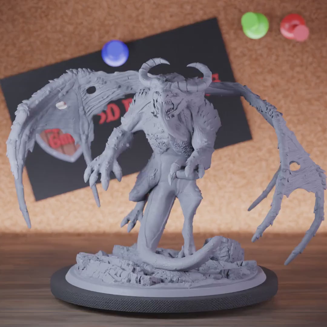 Demon 5e | DnD Winged Demon Monstrosity Miniature