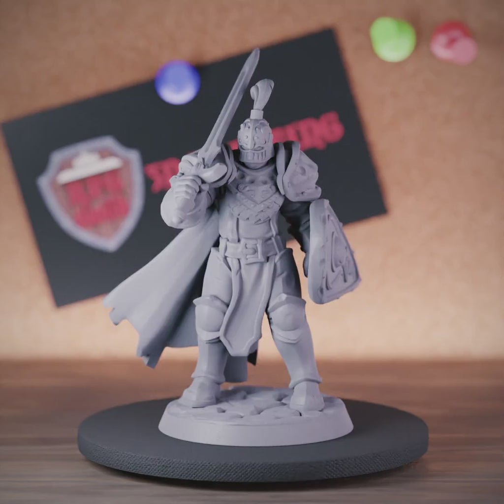 Fighter 5e | DnD Human Knight Fighter Miniature