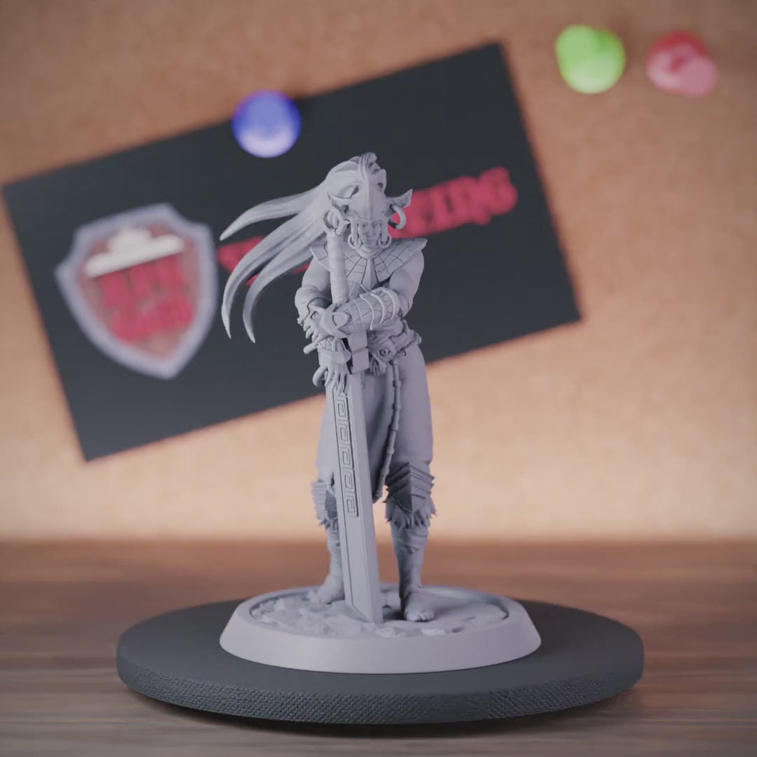 Fighter 5e | DnD Fighter Amazon Tribe Miniature