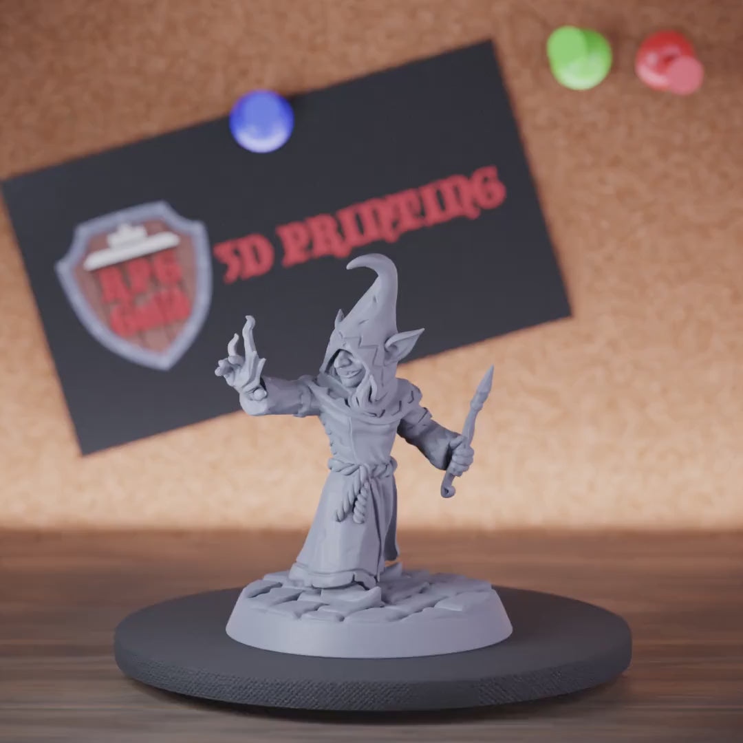 Wizard 5e | DnD Wild Wand Goblin Wizard Miniature