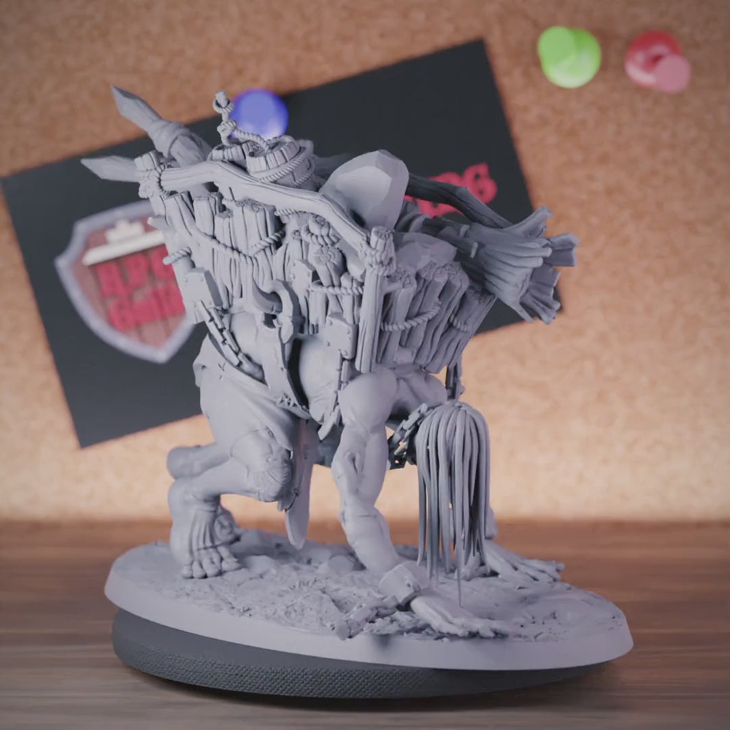 Giant 5e | DnD Giant Slave Boulder Hauler Miniature