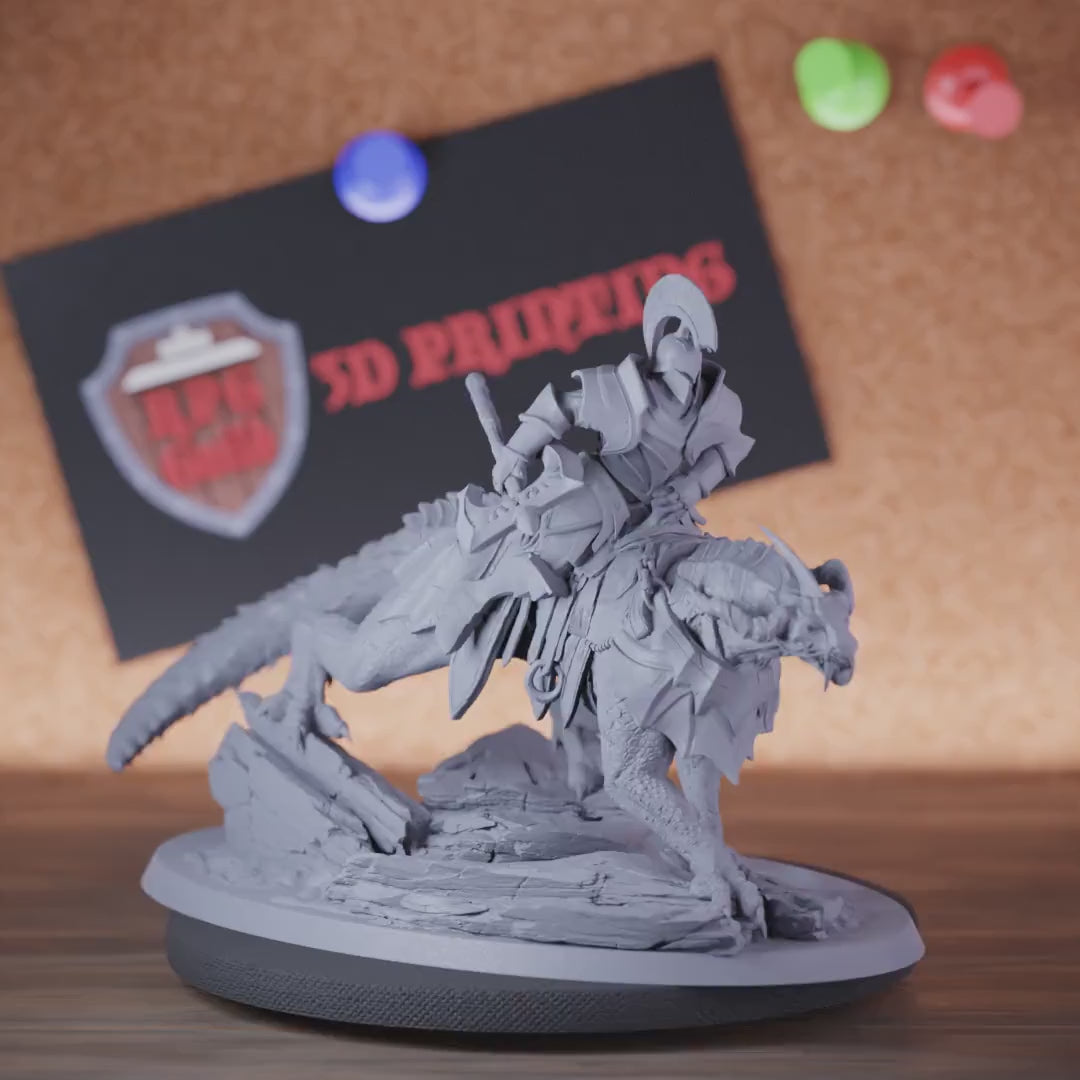 Paladin 5e | DnD Paladin Rider Greataxe Miniature