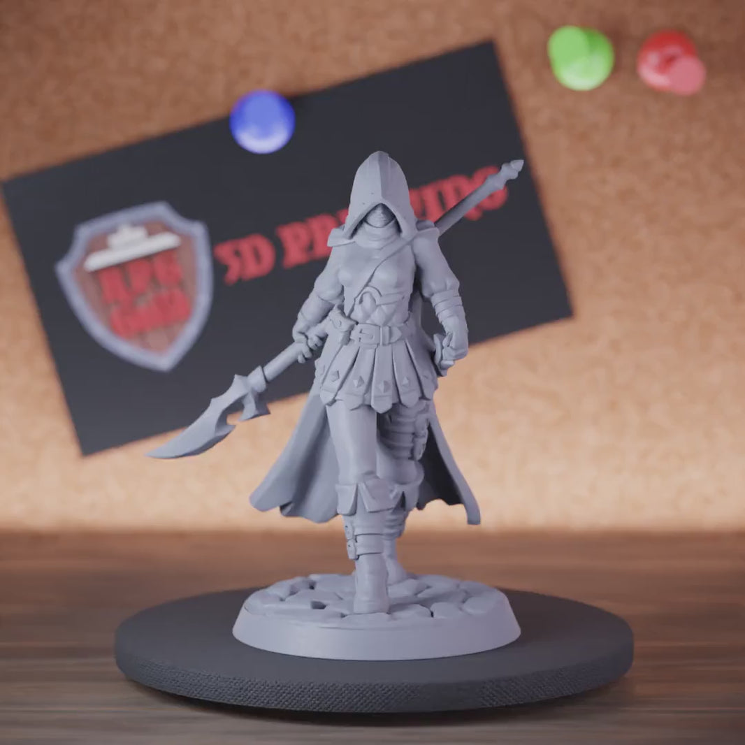 Rogue 5e | DnD Female Human Thief Rogue Miniature