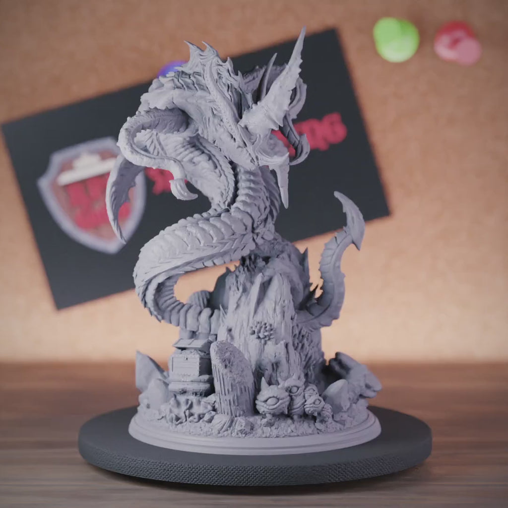 Leviathan 5e | DnD Water Dragon Leviathan Miniature