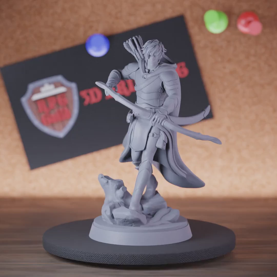 Ranger 5e | DnD Human Ranger Archer Guard Miniature
