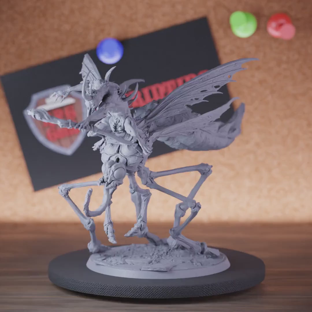 Monstrosity 5e | DnD Monstrosity Fly Rider Staff Miniature