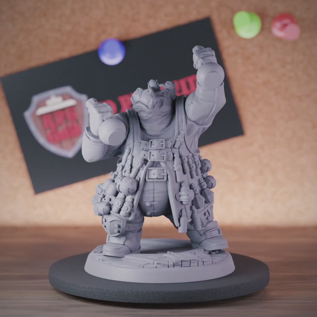 Giff 5e | DnD Giff Alchemist Scientist Miniature