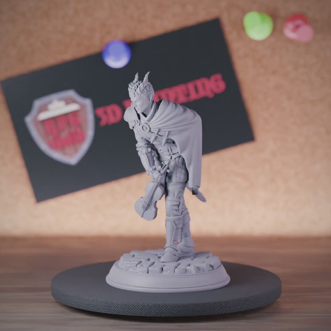 Tiefling 5e | DnD Tiefling Bard Sathyr Miniature