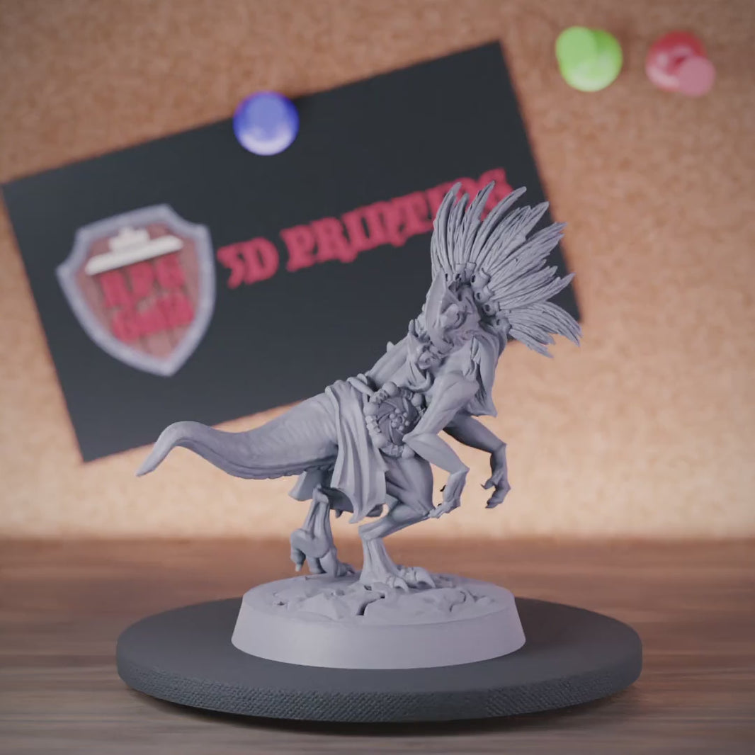 Dinosaur 5e | DnD Dinosaur Velociraptor Miniature