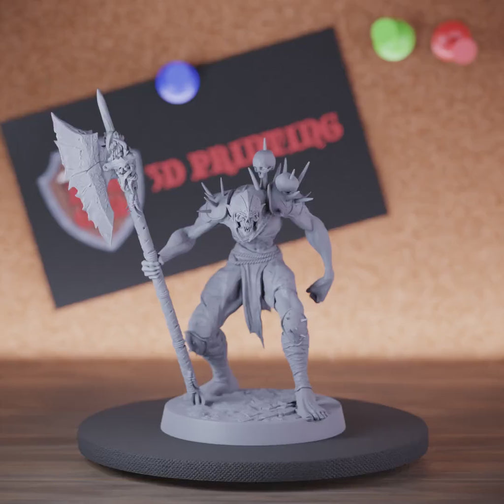 Ghoul 5e | DnD Undead Horror Axe Ghoul II Miniature