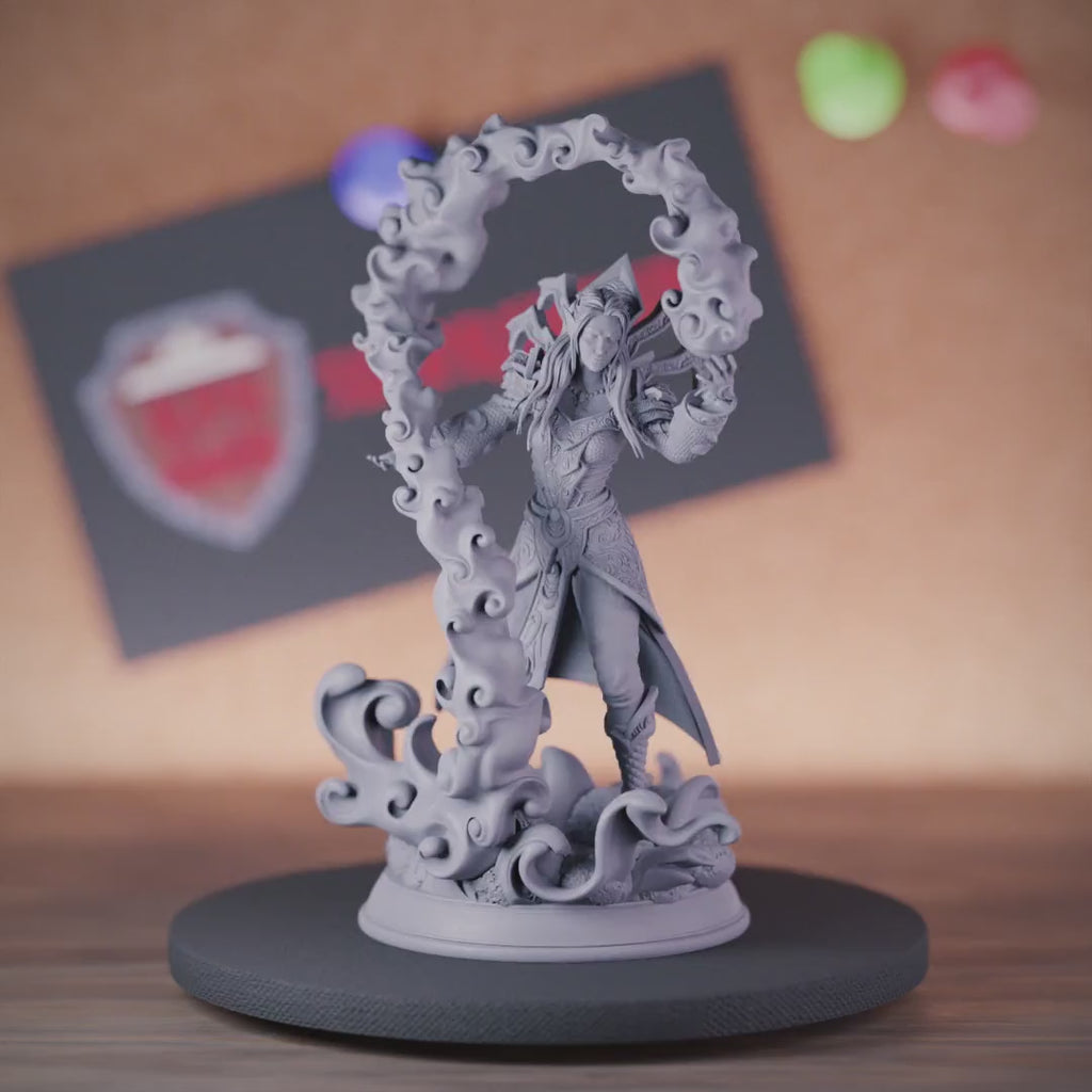 Elf 5e | DnD Female Elf Wizard Miniature