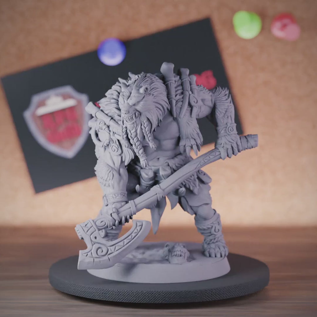 Werebear 5e | DnD Werebear Berseker Miniature