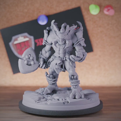 Rot Troll 5e | DnD Troll Axe Warrior Miniature