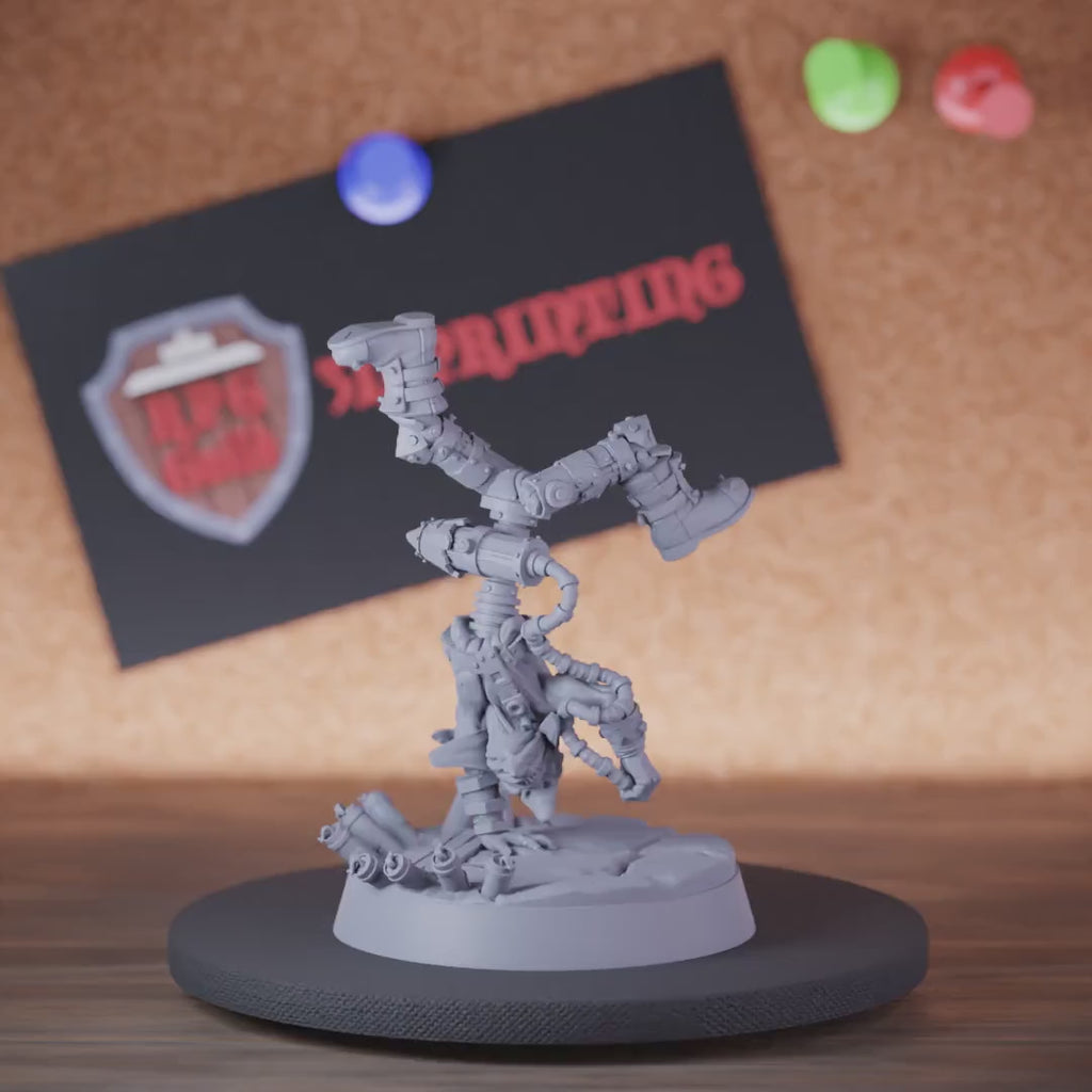Goblin 5e | DnD Cyborg Goblin Rocket Miniature
