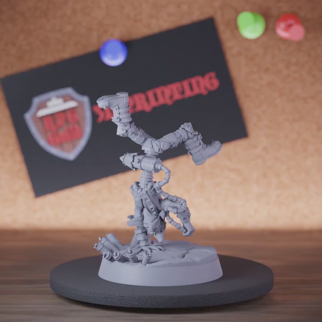 Goblin 5e | DnD Cyborg Goblin Rocket Miniature