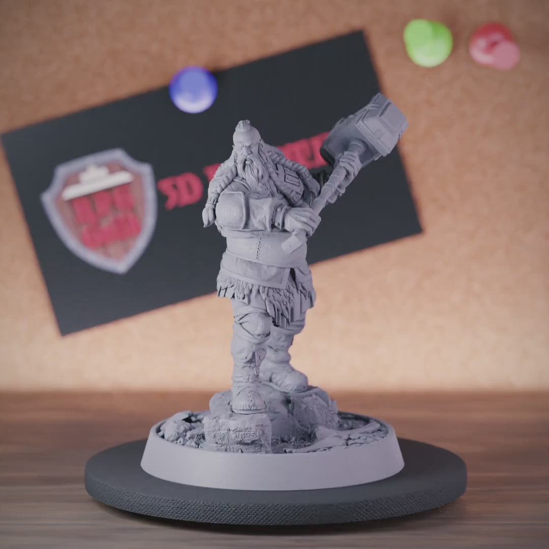 Fighter 5e | DnD Fighter Champion Viking Miniature