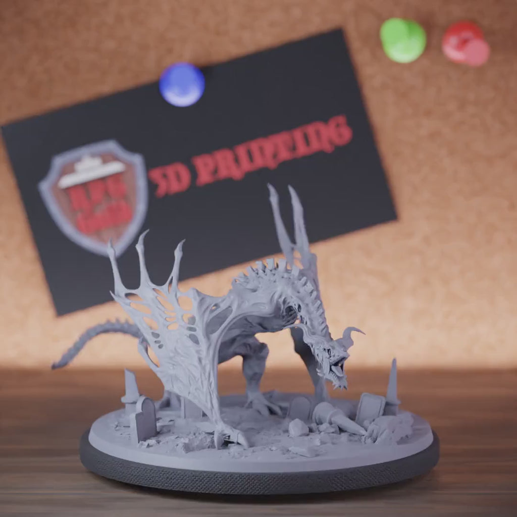 Undead 5e | DnD Undead Wyvern Skeleton Miniature