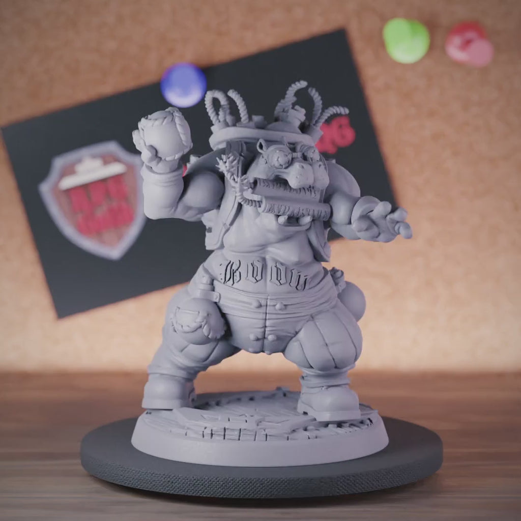 Giff 5e | DnD Giff Warrior Artificer Miniature