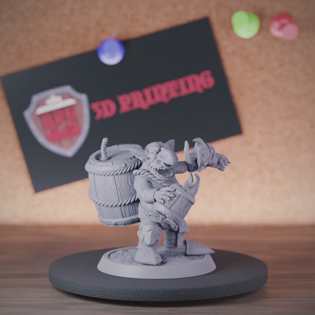 Goblin 5e | DnD Drunken Bomber Goblin Miniature