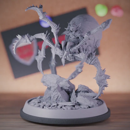 Goblin 5e | DnD Goblin Lord Spider Rider Miniature