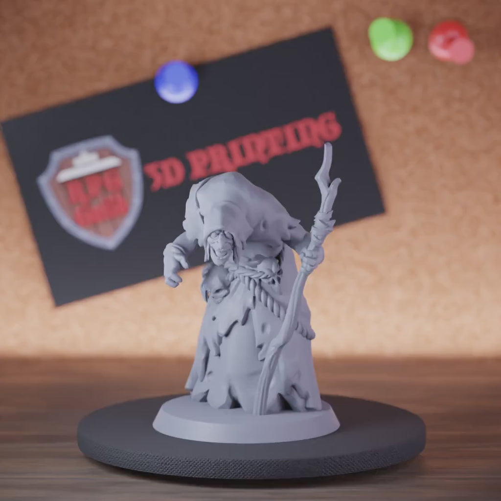 Witch 5e | DnD Human Dark Shaman Miniature