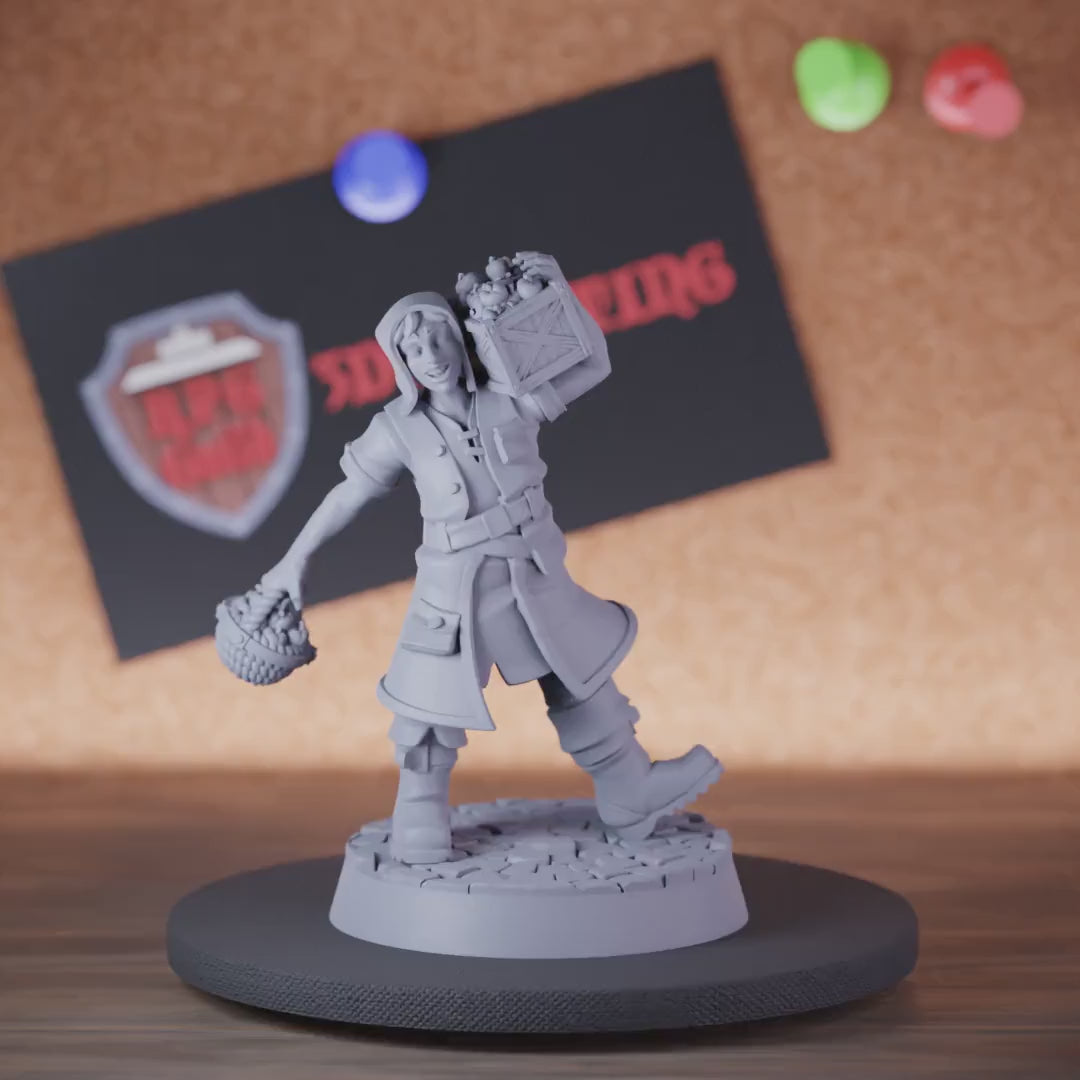 Human 5e | DnD Human Apple Farmer Npc Miniature