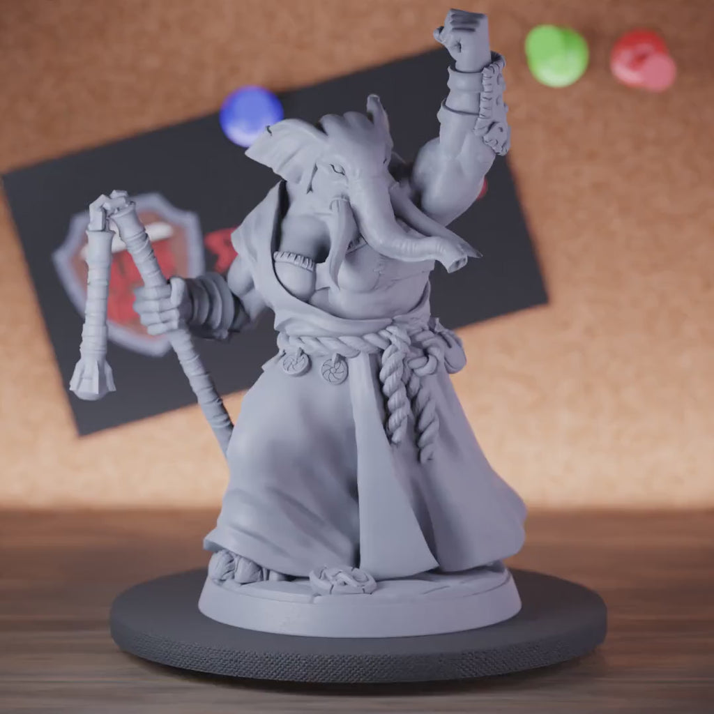 Loxodon 5e | DnD Female Loxodon Cleric Miniature