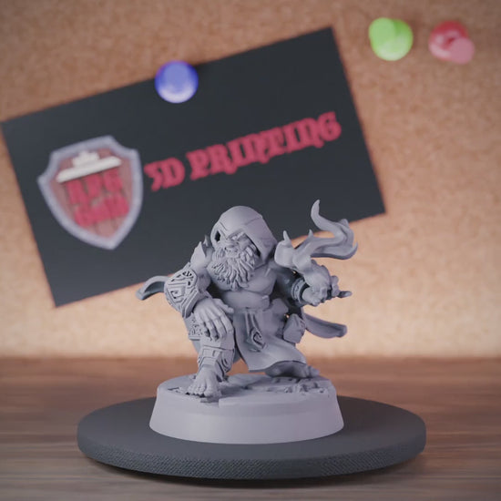 Dwarf 5e | DnD Dwarf Wizard Sorcerer Miniature
