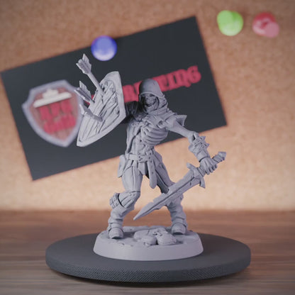 Skeleton 5e | DnD Skeleton Warrior Knight Miniature