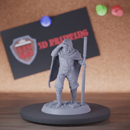 Ranger 5e | DnD Warrior Guard Quarterstaff Miniature