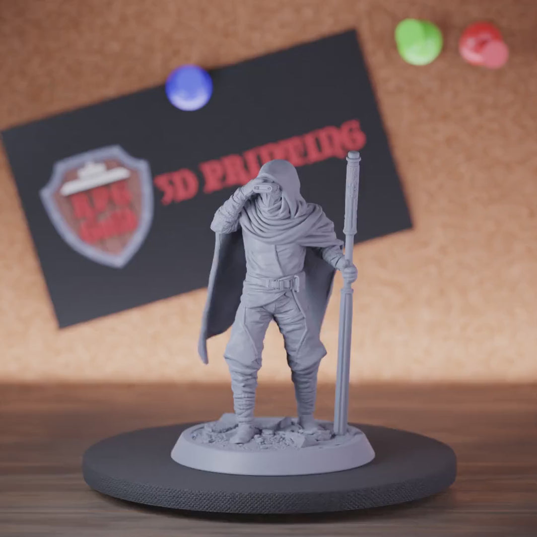 Ranger 5e | DnD Warrior Guard Quarterstaff Miniature