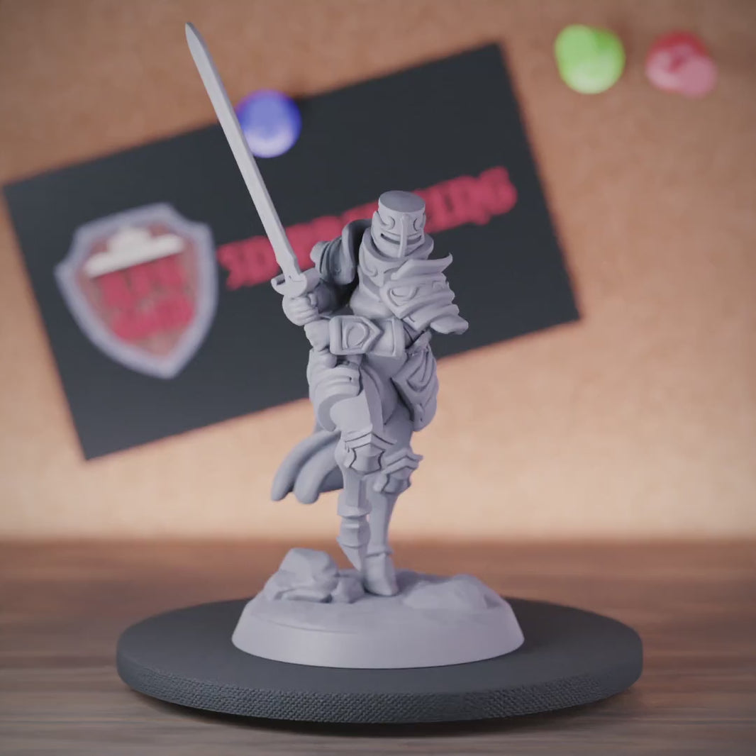 Knight 5e | DnD Female Knight Champion Miniature