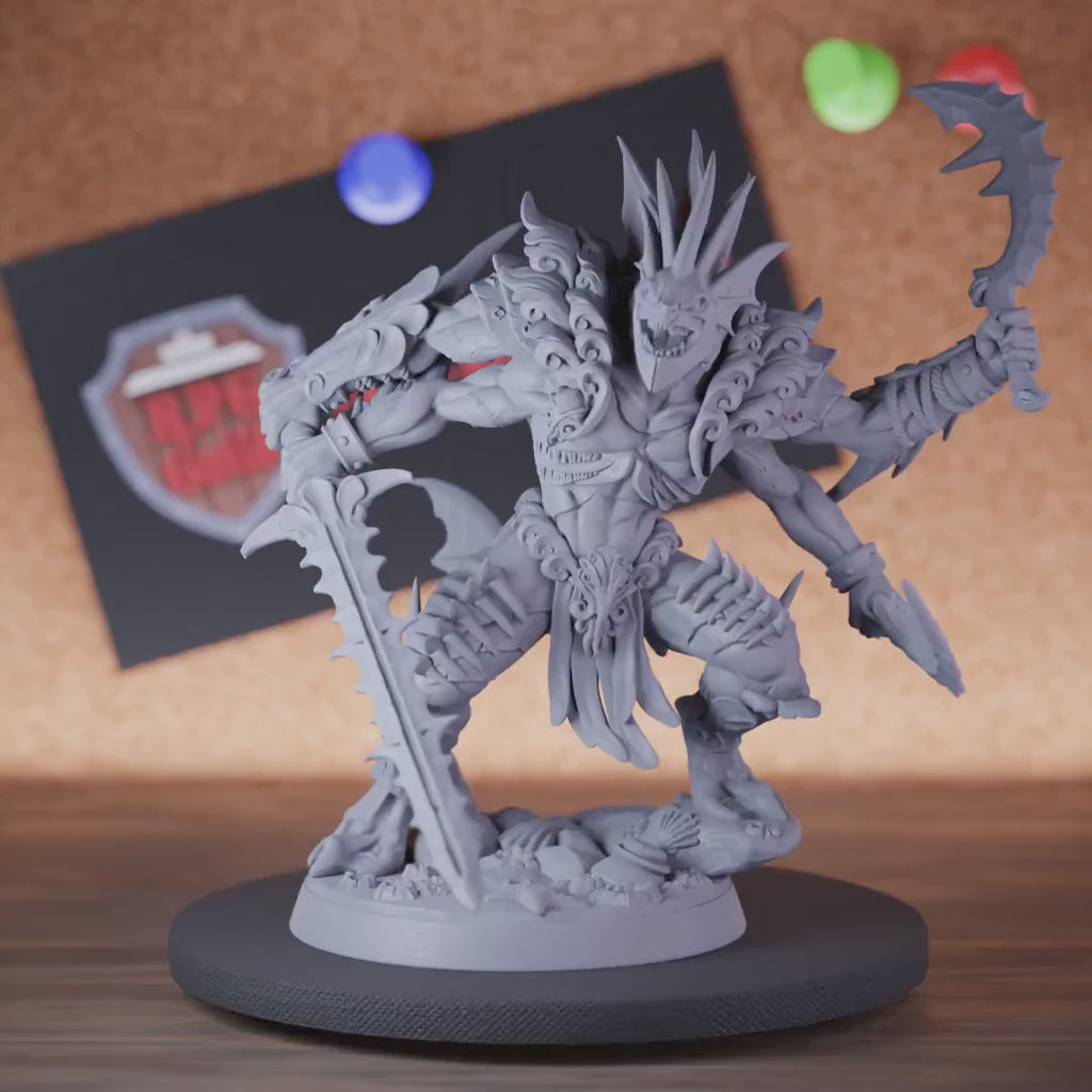 Sahuagin 5e | DnD Elite Warrior Sword Miniature