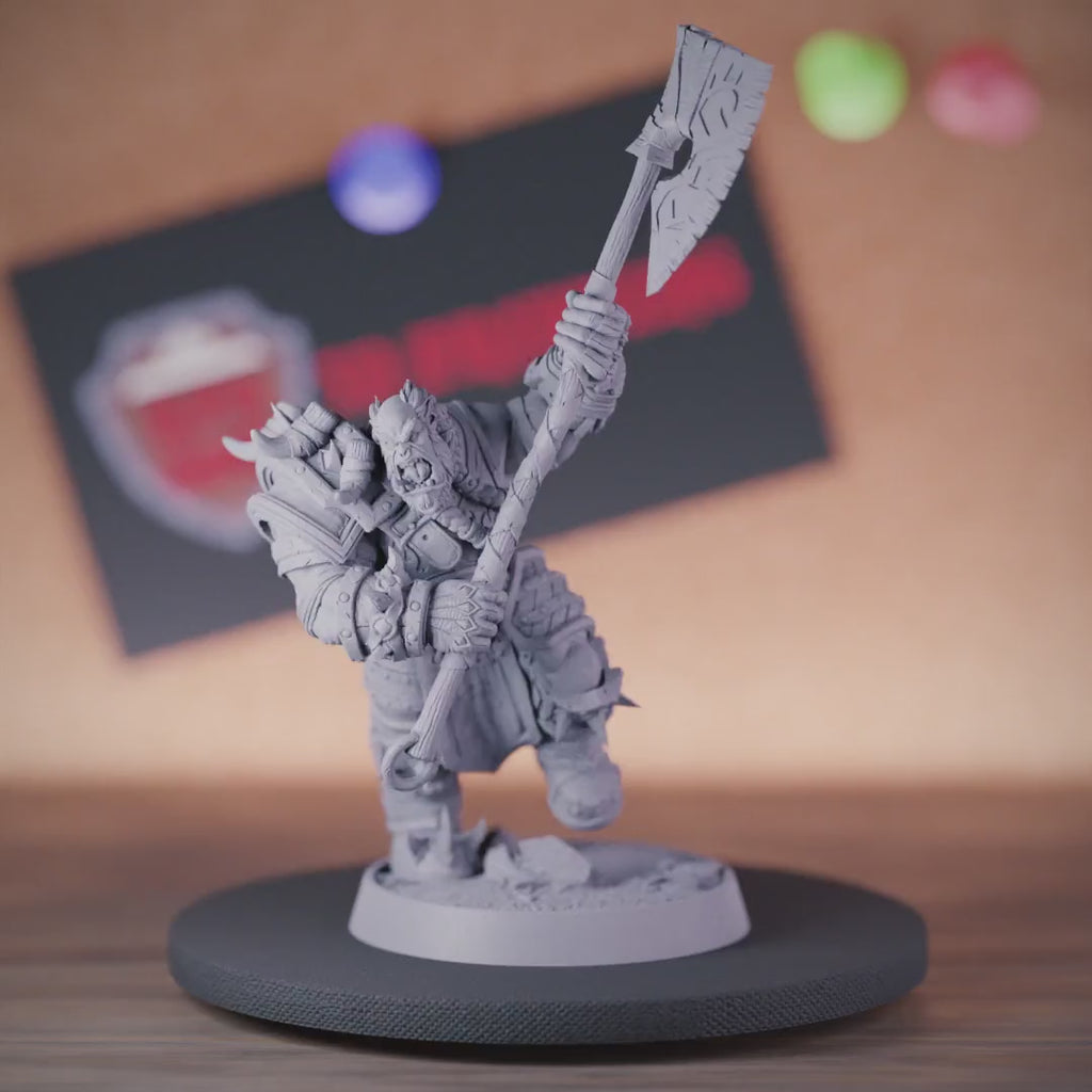 Ork 5e | DnD Ork-Champion-Krieger-Miniatur 