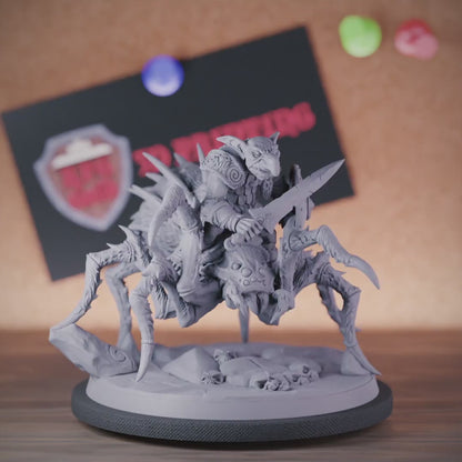 Goblin 5e | DnD Goblin Warrior Spider Rider Miniature