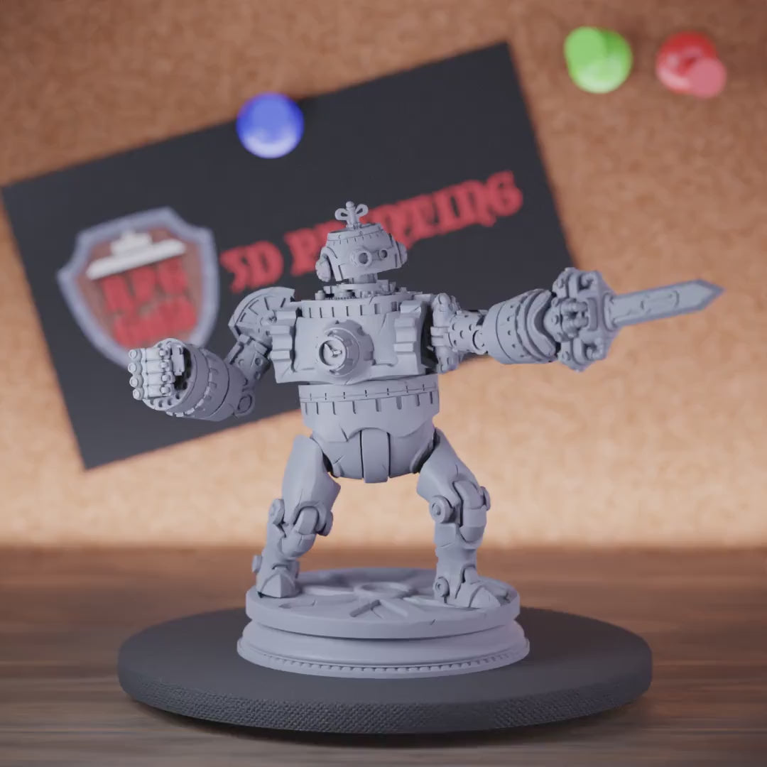 Construct 5e | DnD Clockwork Magical Robot Miniature