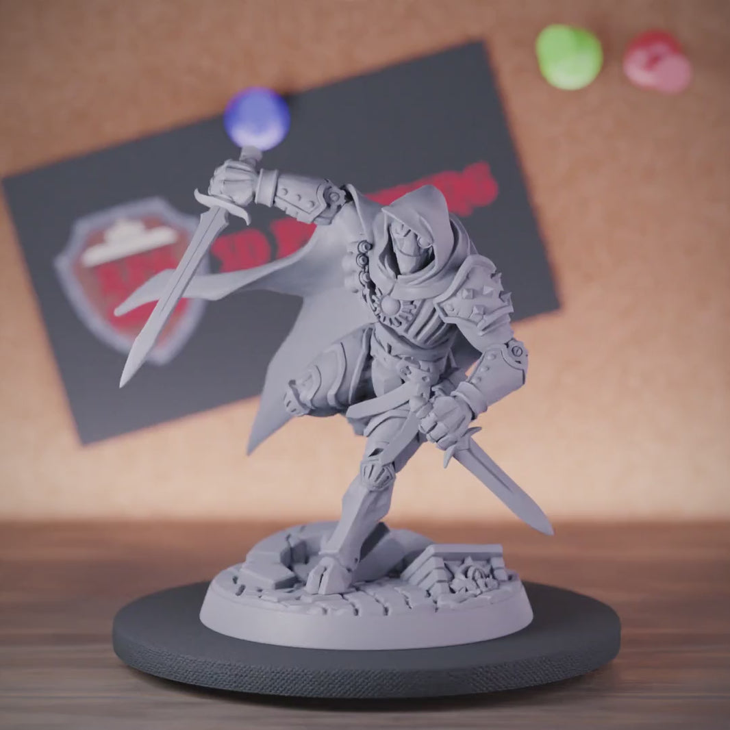 Warforged 5e | DnD Warforged Assassin Sword Miniature