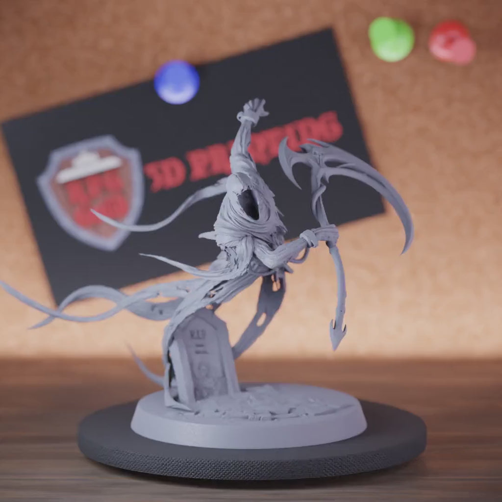 Ghost 5e | DnD Ghost Undead Warrior Reaper Miniature