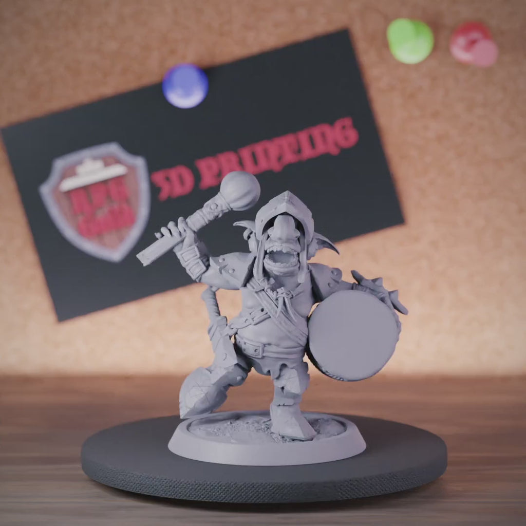 Goblin 5e | DnD Trommler-Kämpfer-Goblin-Miniatur 