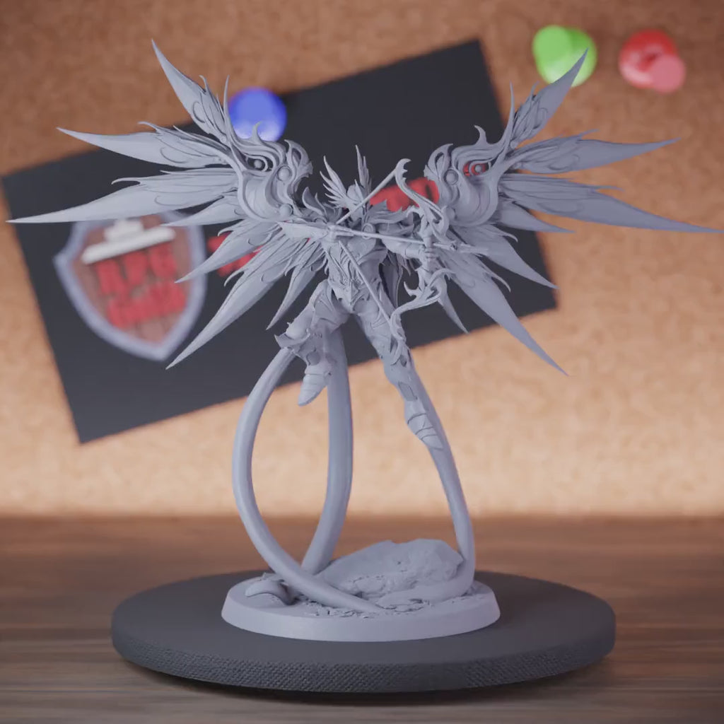 Celestial 5e | DnD Celestial Armored Warrior Angel Miniature