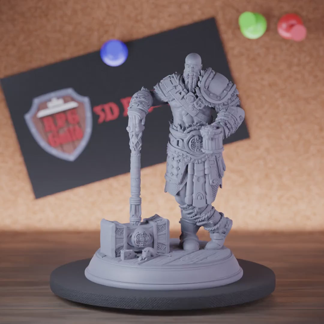 Barbarian 5e | DnD Barbarian Brawler Fighter Miniature