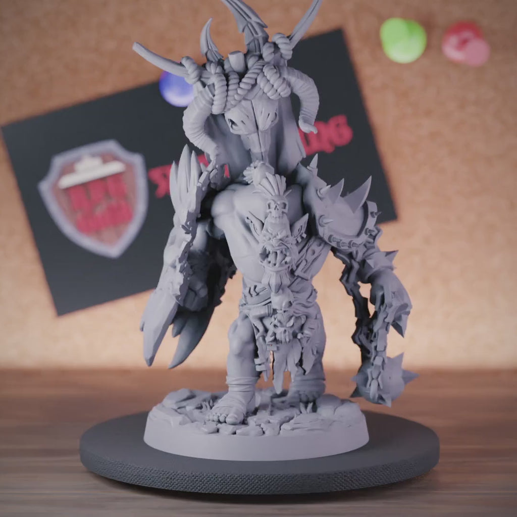 Ork 5e | DnD Ork-Raid-Anführer-Miniatur 