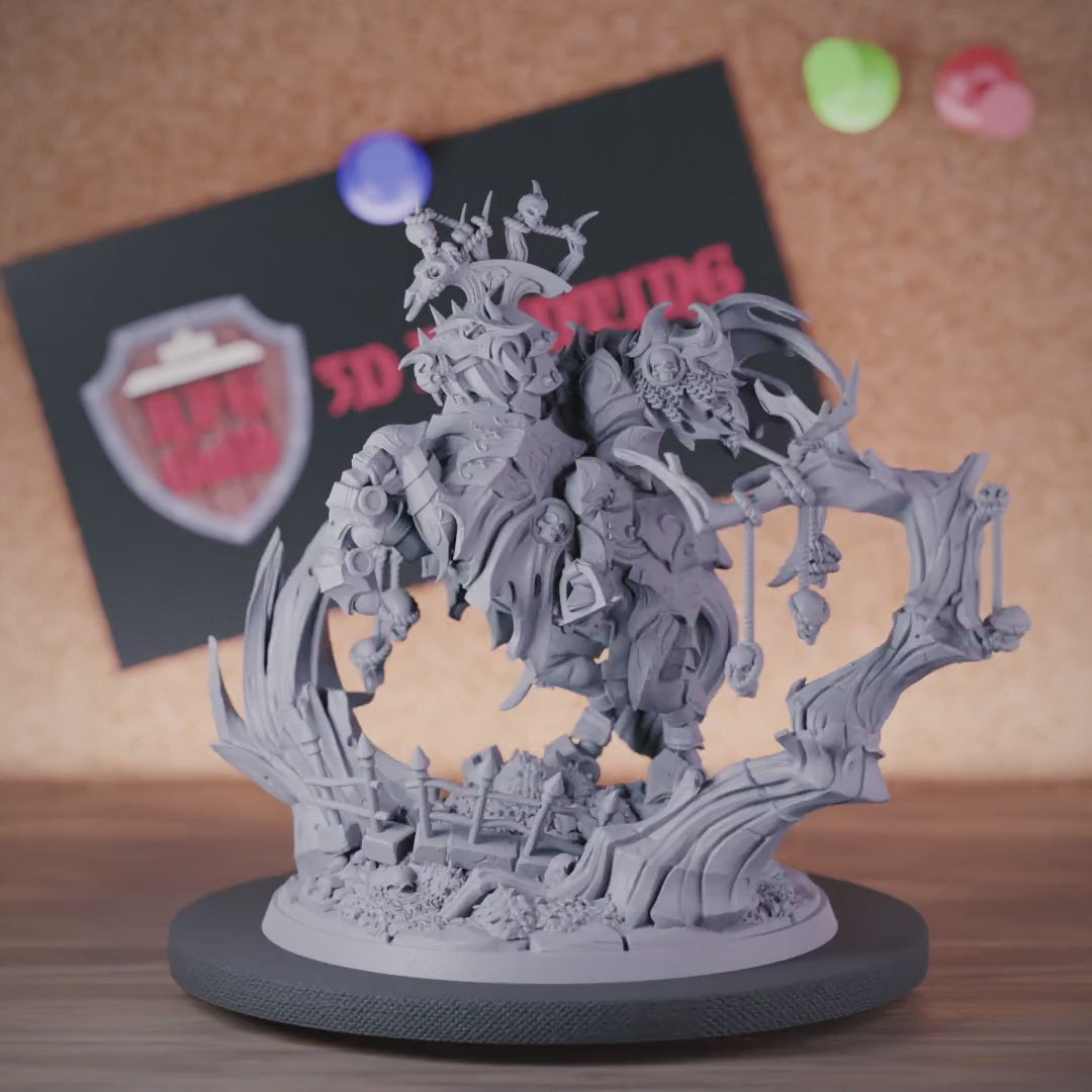 Knight 5e | DnD Headless Knight Undead Miniature