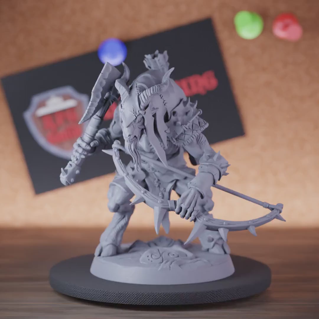 Gobor 5e | DnD Gobor Archer Warrior Miniature