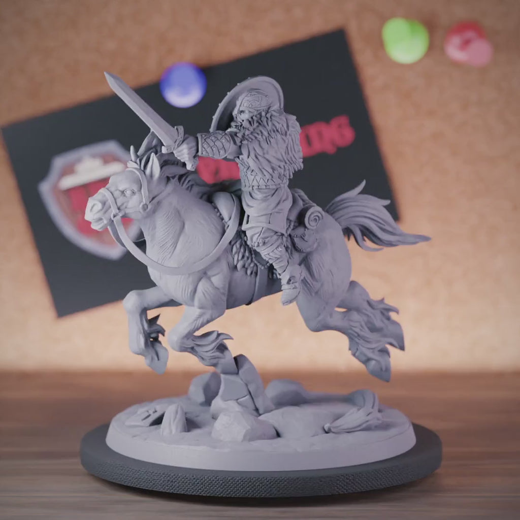 Kämpfer 5e | DnD Kämpfer Nordmann Wikinger Kavalier Miniatur 