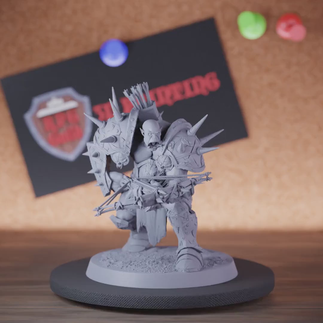 Orc 5e | DnD Infantry Orc Crossbow Miniature