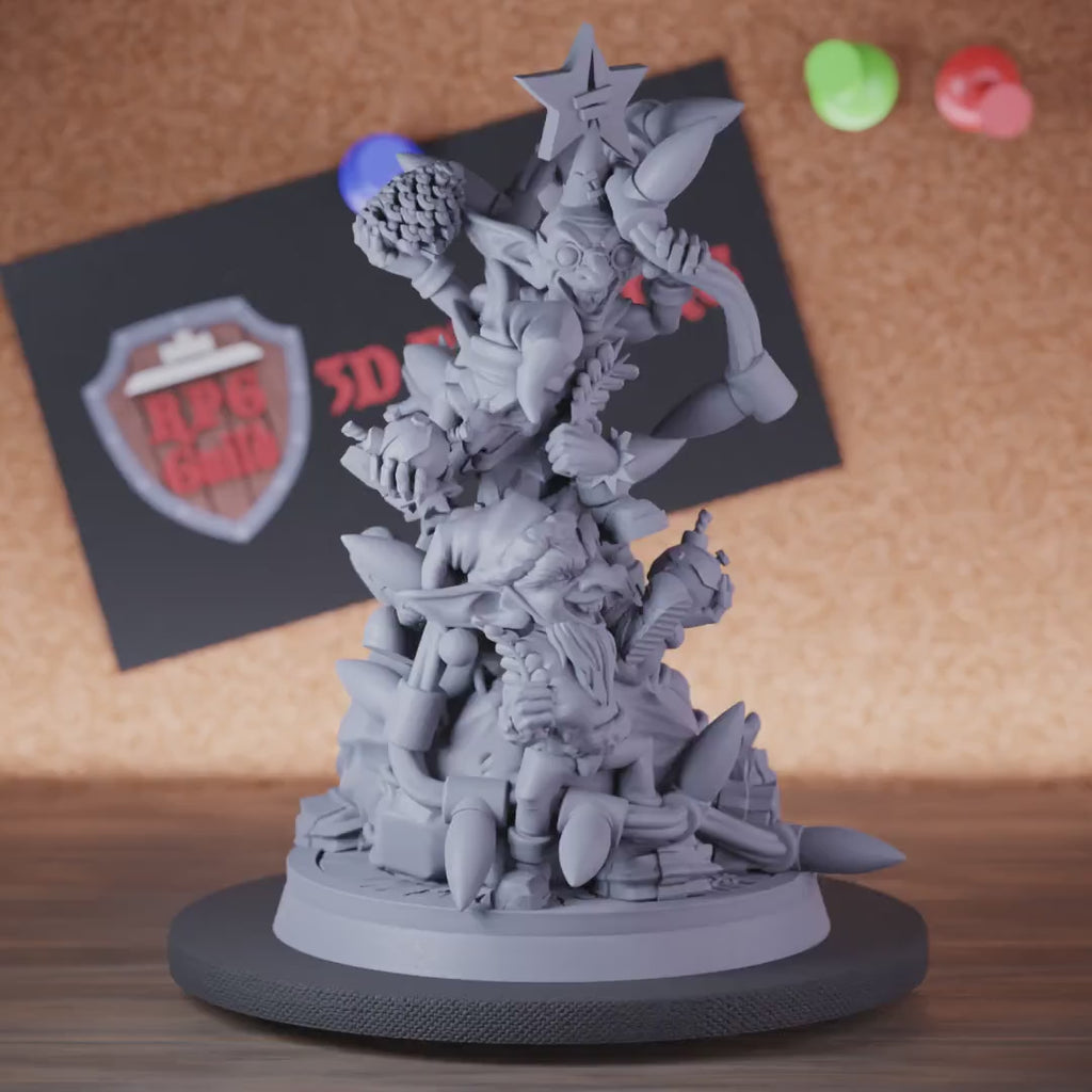 Goblin 5e | DnD Christmas Tree Goblins Miniature