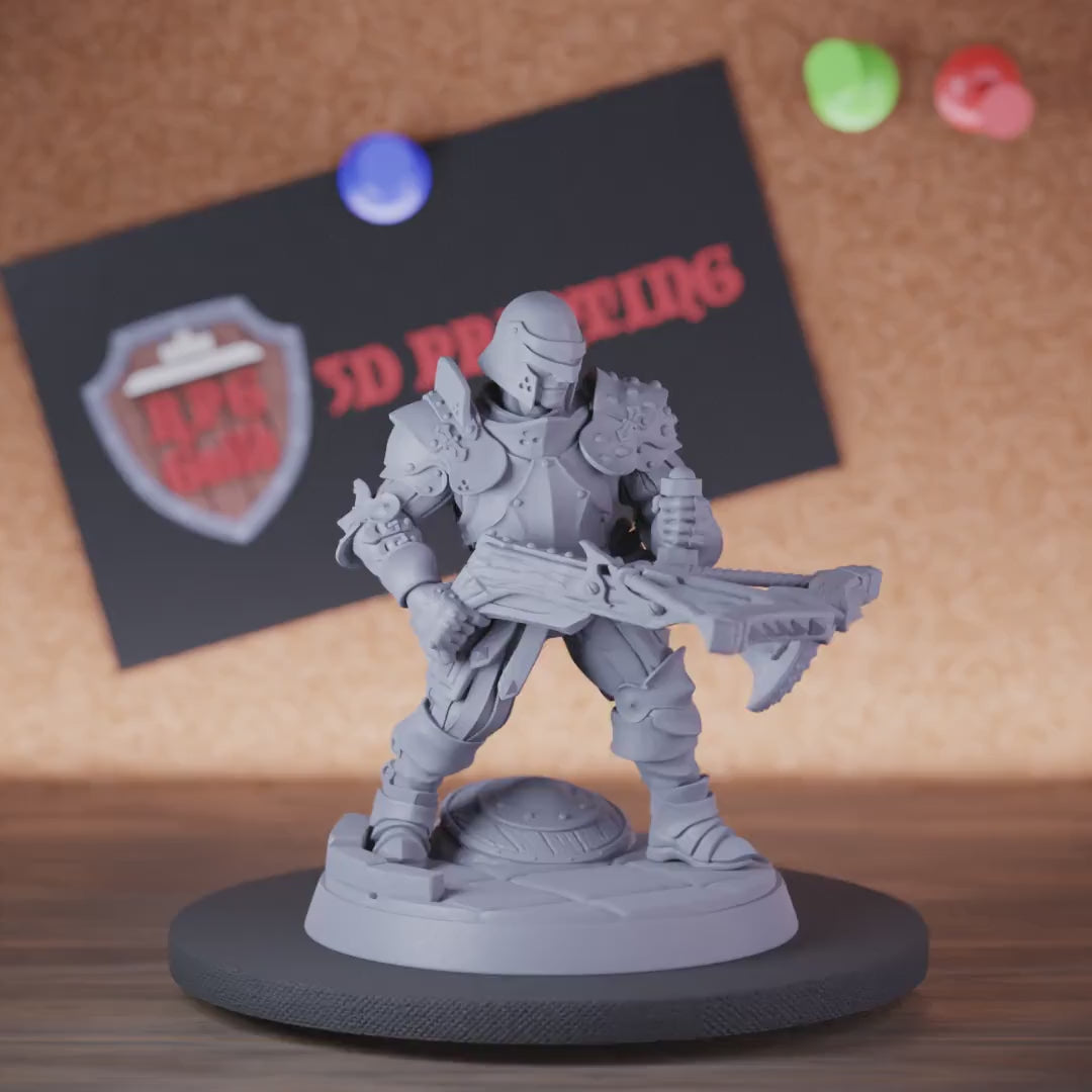 Knight 5e | DnD Knight Guard Warrior Crossbow Miniature