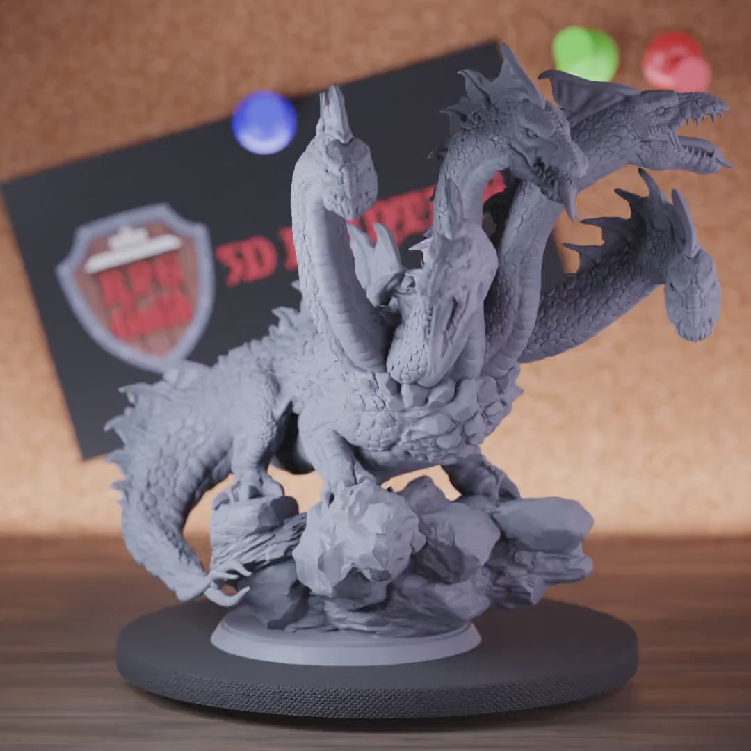 Hydra 5e | DnD Hydra Five Head Beast Miniature