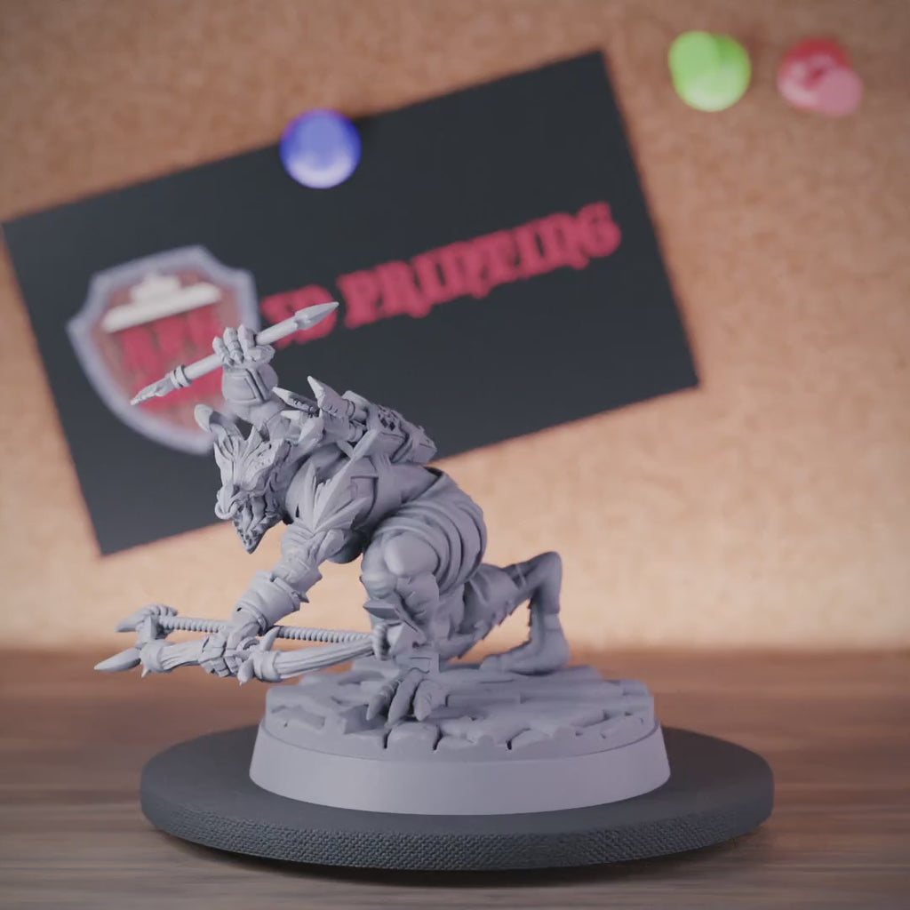 Dragonborn 5e | DnD Dragonborn Female Archer Miniature